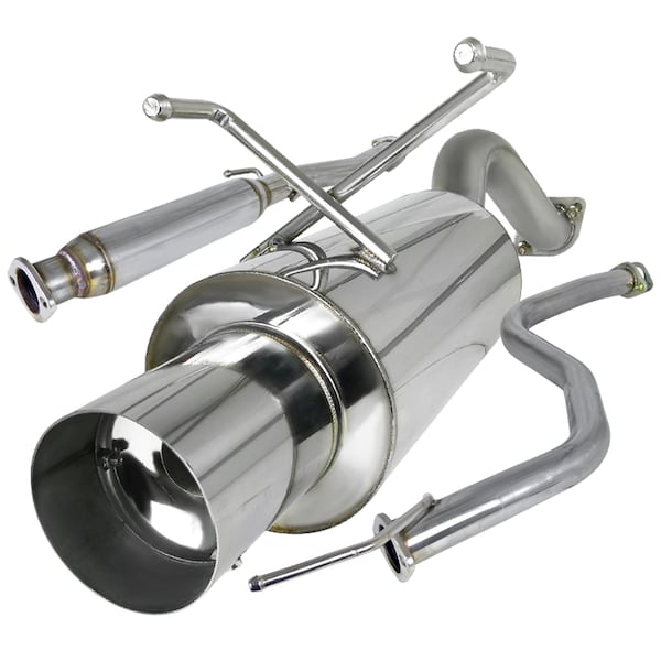 Spec-D Tuning 92-95 Honda Civic 2.5 Inch Inlet N1 Style Catback Exhaust, MFCAT2-CV923 MFCAT2-CV923 - main
